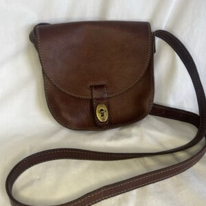 Fossil Leather crossbody purse